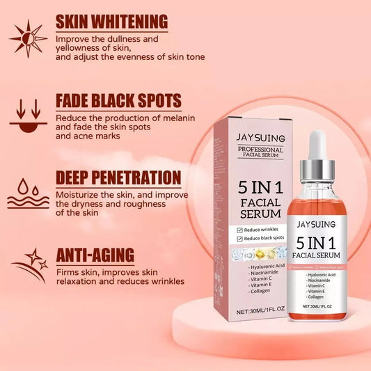 5 in 1 Facial Serum – Hydration & Brightening