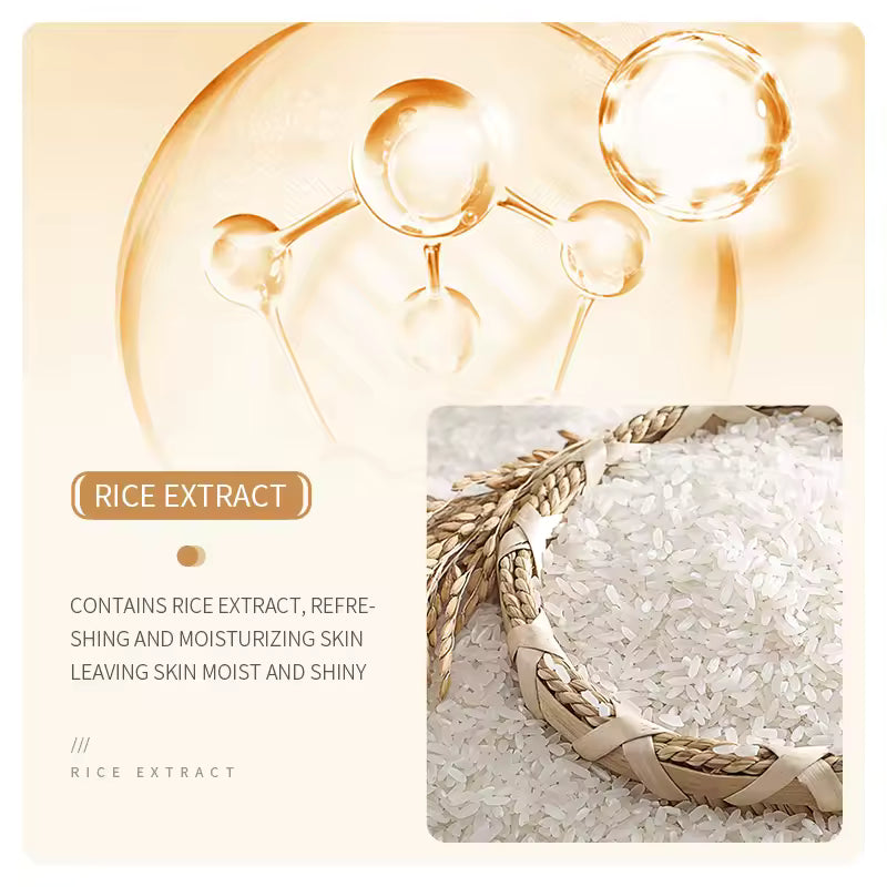 BIOAQUA Rice Extract Rejuvenating Skincare Set – 6-Step Hydrating & Brightening Facial Care