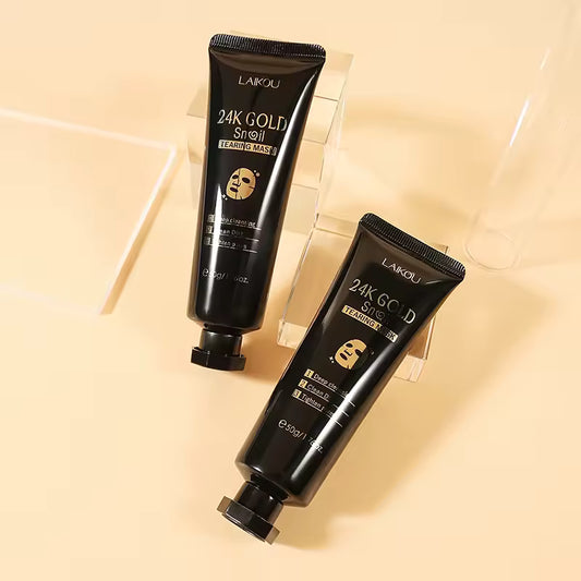LAIKOU 24K Gold Facial Peeling Mask – Deep Cleansing & Blackhead Removal