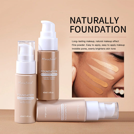 Waterproof Full Coverage Liquid Foundation – Long-Lasting, Sweat-Resistant & Natural Finish