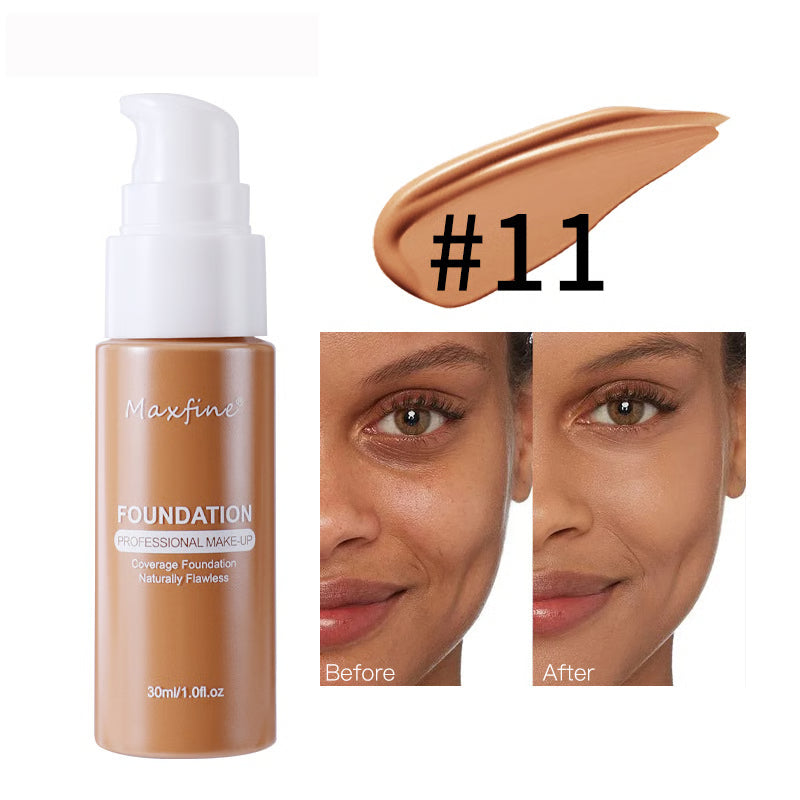 Waterproof Full Coverage Liquid Foundation – Long-Lasting, Sweat-Resistant & Natural Finish